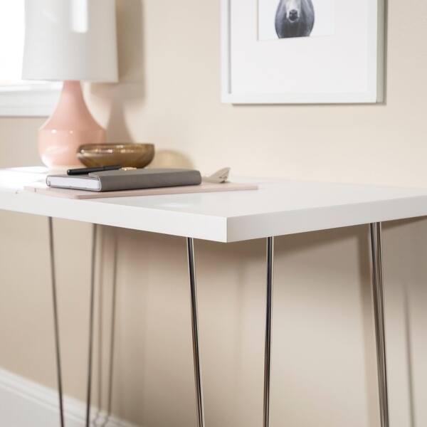 Carson Carrington Skara 42 Hairpin Writing Desk White Overstock 22727441