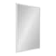 Kate and Laurel Evans Framed Floating Wall Mirror - 24x36 - White