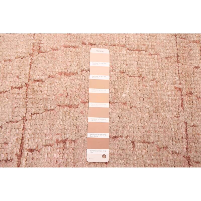 ECARPETGALLERY Hand-knotted Elysian Tan Silk Rug - 5'11 x 8'11