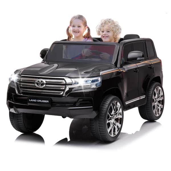 slide 2 of 39, Electric Kids Ride-On Car SUV - 2 Seater Licensed Land Cruiser