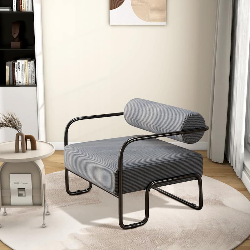 Upholstered Accent Chair Lazy Sofa Chair