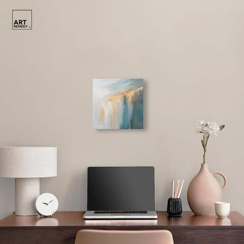 Golden Tears I Canvas by Art Remedy, Gallery Wrapped
