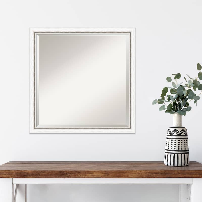 Morgan Beveled Wood Framed Wall Mirror