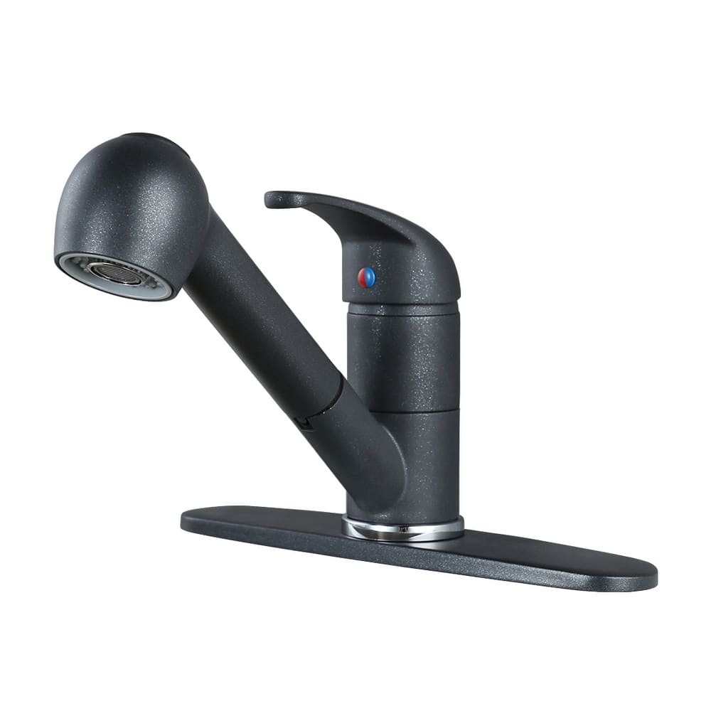 WOWOW Modern Single Handle Pull Down Kitchen Faucet