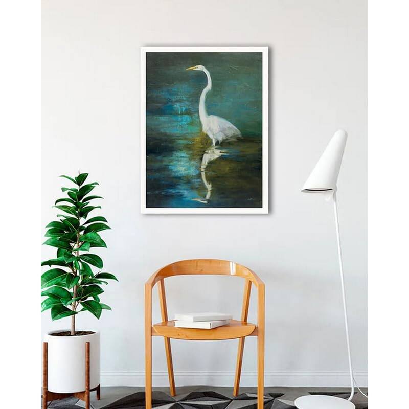 Reflections Framed Poster - 24 x 36 Inch - White