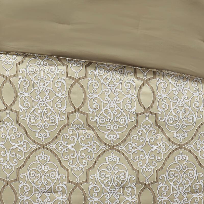 Madison Park Anouk 12 Piece Comforter Set with Cotton Bed Sheets