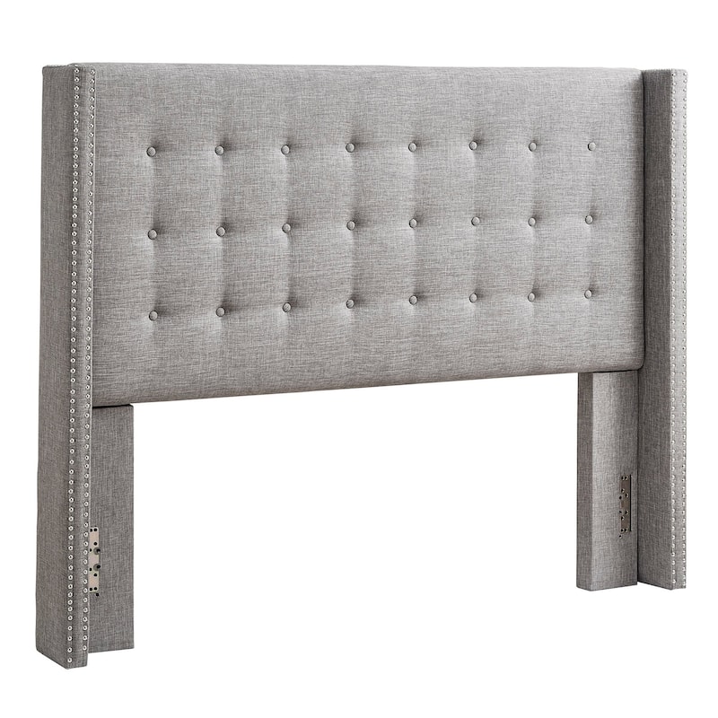 Melina Linen Tufted Wingback Headboard by iNSPIRE Q Bold