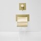 preview thumbnail 27 of 34, Wall Mount Bathroom Faucet Waterfall Brass Modern 2 Hole Bathroom Sink Basin Vanity Faucets with Valve