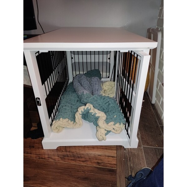 slide aside dog crate