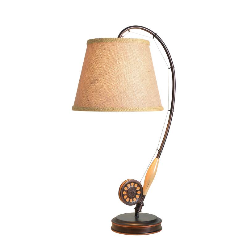 Kenroy Home Fly Rod Table Lamp - Oil Rubbed Bronze