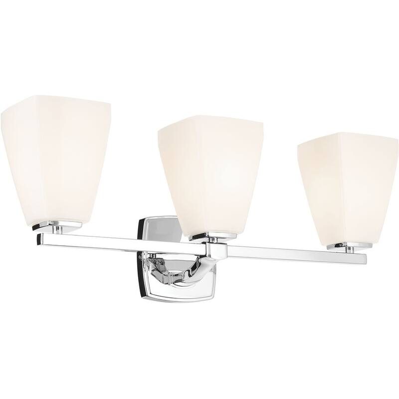Kichler 55216 Marant 3 Light 24" Wide Vanity Light with Opal Glass - Chrome