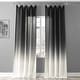 preview thumbnail 5 of 62, Exclusive Fabrics Ombre Faux Linen Light Filtering Curtains (1 Panel) - Lightweight Elegance, Natural Light Enhancement