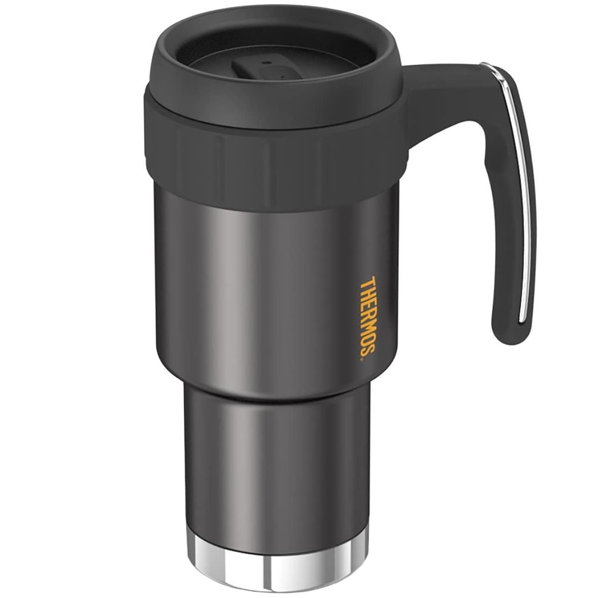 Shop Thermos 20 Oz Work Series Travel Mug With Handle Gunmetal 20 Oz Overstock 19679924