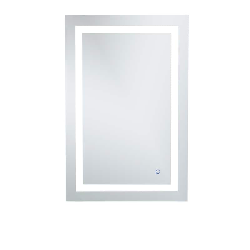 Avalon 24" x 36" Hardwired LED mirror - Silver - Silver