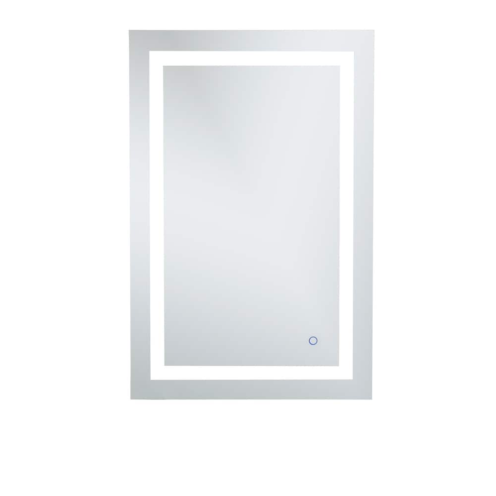 Avalon 24" x 36" Hardwired LED mirror - Silver