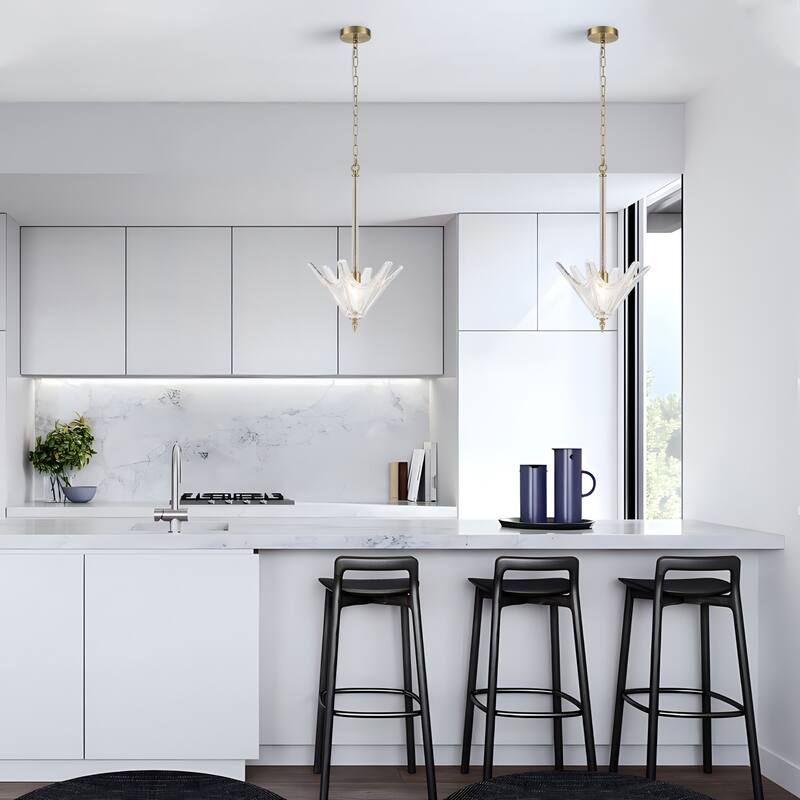 Chiara 1-Light Modern Kitchen Island Pendant Light - 14. in Wide