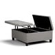 preview thumbnail 75 of 168, WYNDENHALL Elliot Transitional Table Ottoman