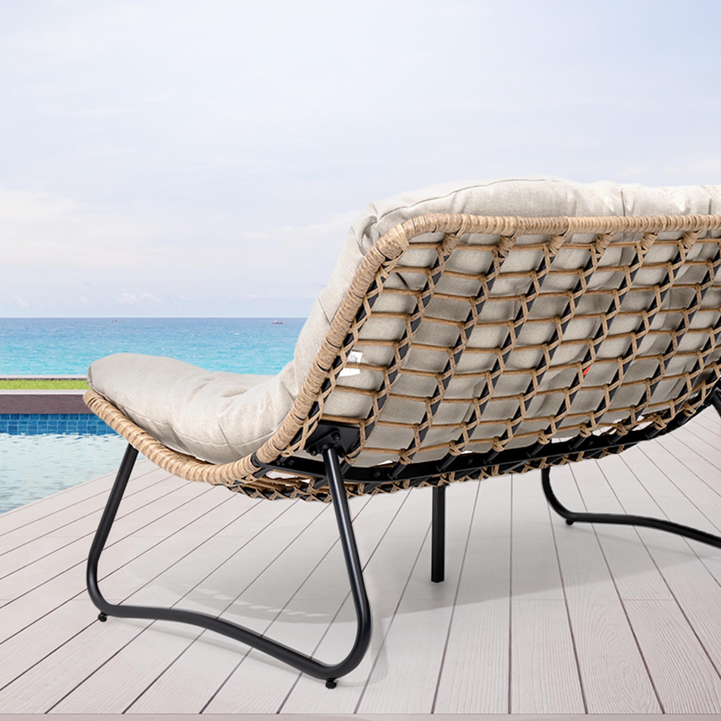 Metal double papasan frame discount