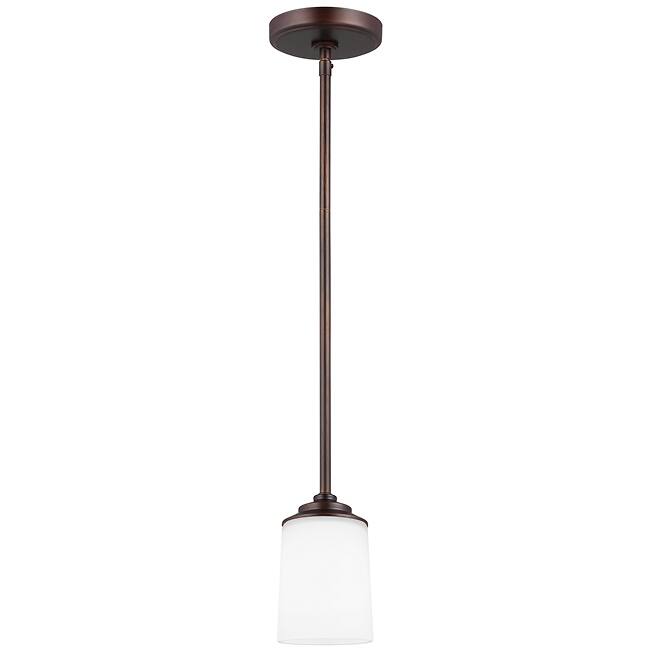 Kemal One Light Transitional Mini-Pendant in Bronze - Bronze
