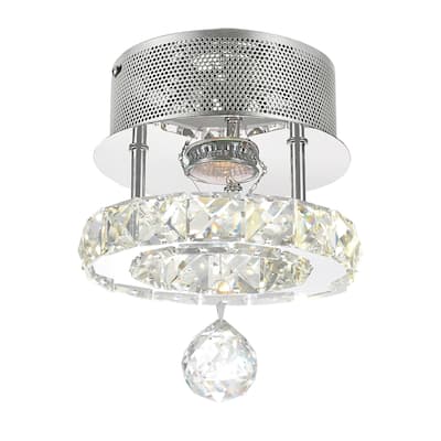 Ring LED Flush Mount With Chrome Finish - Stainless Steel