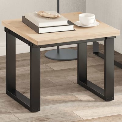 vidaXL Table Top Natural Pine Solid Pine Wood 19.7 in Durable - 19.7 x 19.7 x 1.0 in