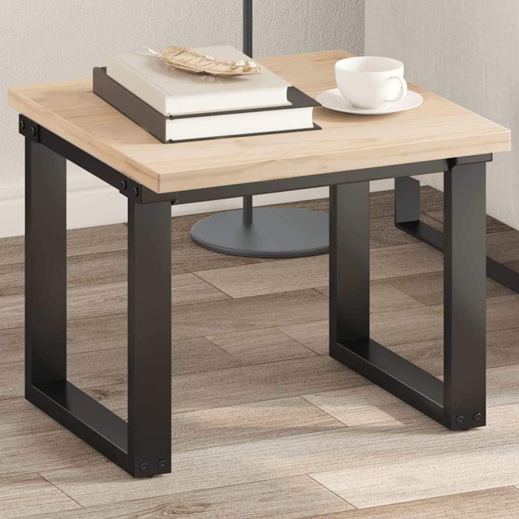 vidaXL Table Top Natural Pine Solid Pine Wood 19.7 in Durable - 19.7 x 19.7 x 1.0 in