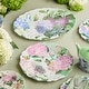 preview thumbnail 5 of 3, Certified International Garden Path Melamine 2pc Platter Set - 14.00"L x 14.00"W x 0.75"H