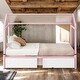 preview thumbnail 2 of 24, Convertible Twin XL to King Metal Twin Size House Platform Bed