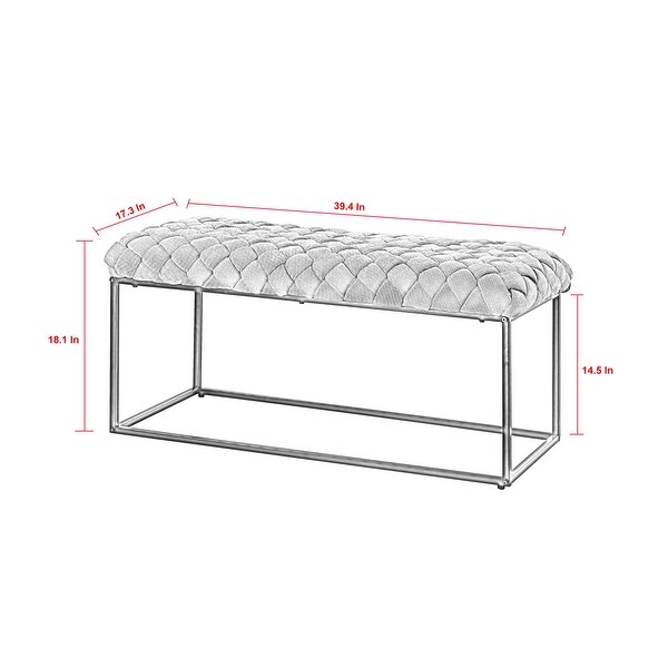 Walter Upholstered Velvet Bench