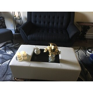 safavieh julian faux ostrich tray cream ottoman/coffee table safavieh julian faux ostrich tray cream ottoman/coffee table