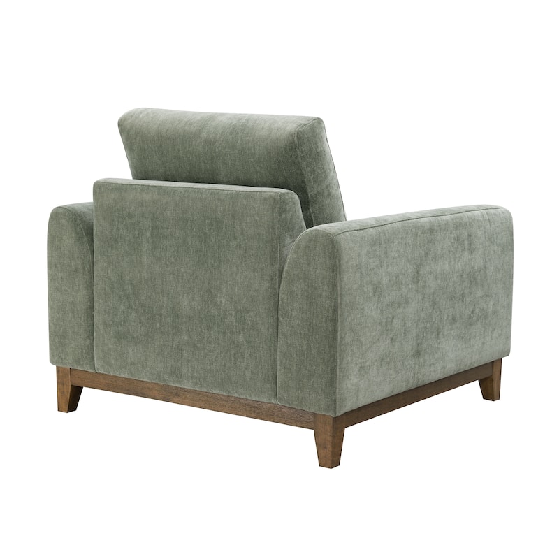 Furniture of America Lurek Mid Century Modern OEKO TEX Chenille Arm Chair