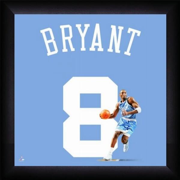 Shop Kobe Bryant Framed 20x20 Los Angeles Lakers Powder Blue 8 Jersey Photo Overstock 30780639