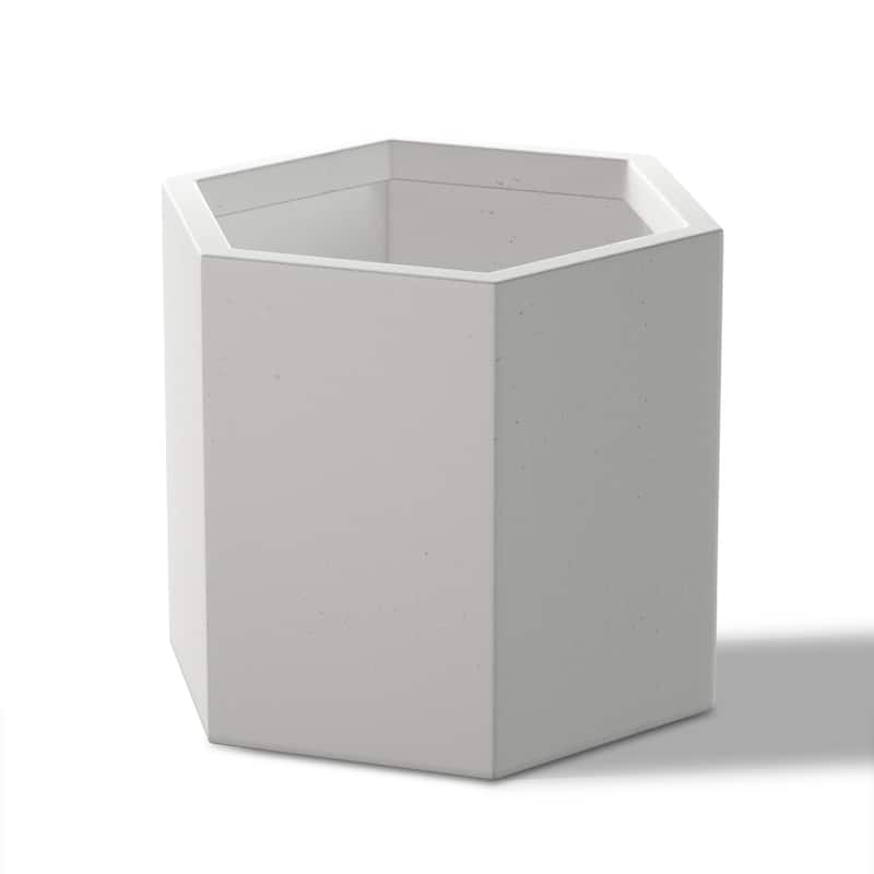 Concrete Geometric Plant Pots / Large Indoor and Outdoor flower Planters