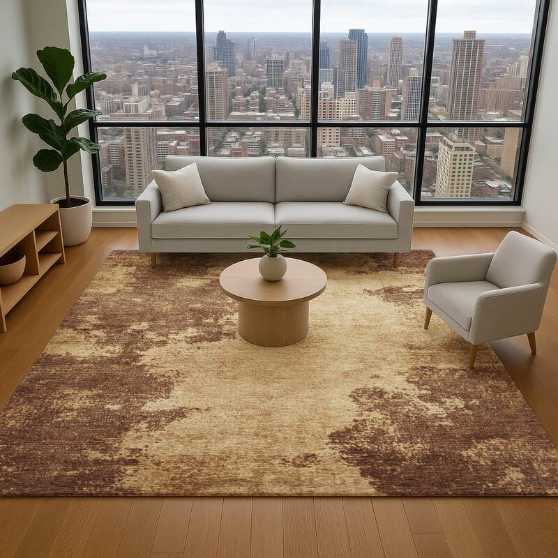 Premium Washable Super Soft Mayfield Rug - Mocha - 3' x 5'