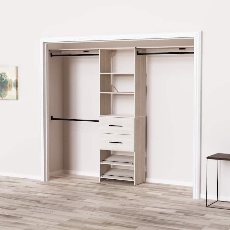 CloseetMaid SuiteSymphony Modern 25-inch Tower 2-Drawer Closet System