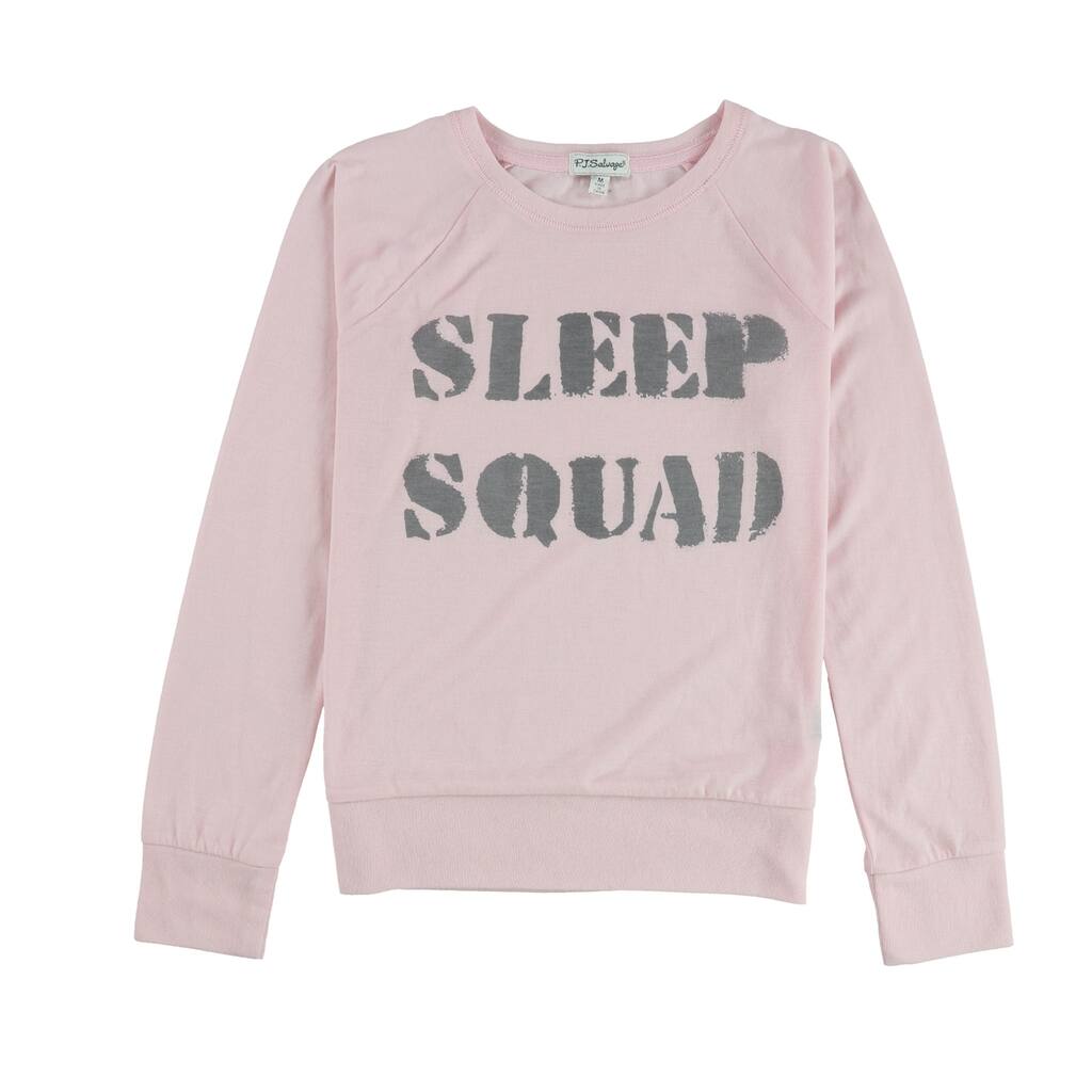 P.J. Salvage Girls Squad Pajama Sleep T-shirt, Pink, M