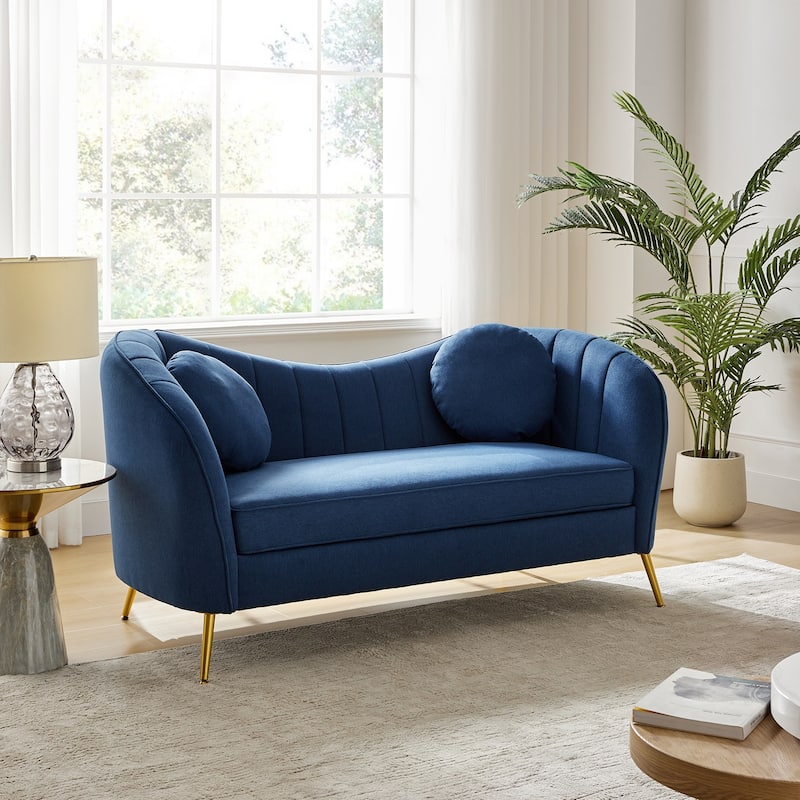 Cecilia 64.6" Wide Loveseat with Removable Cushions