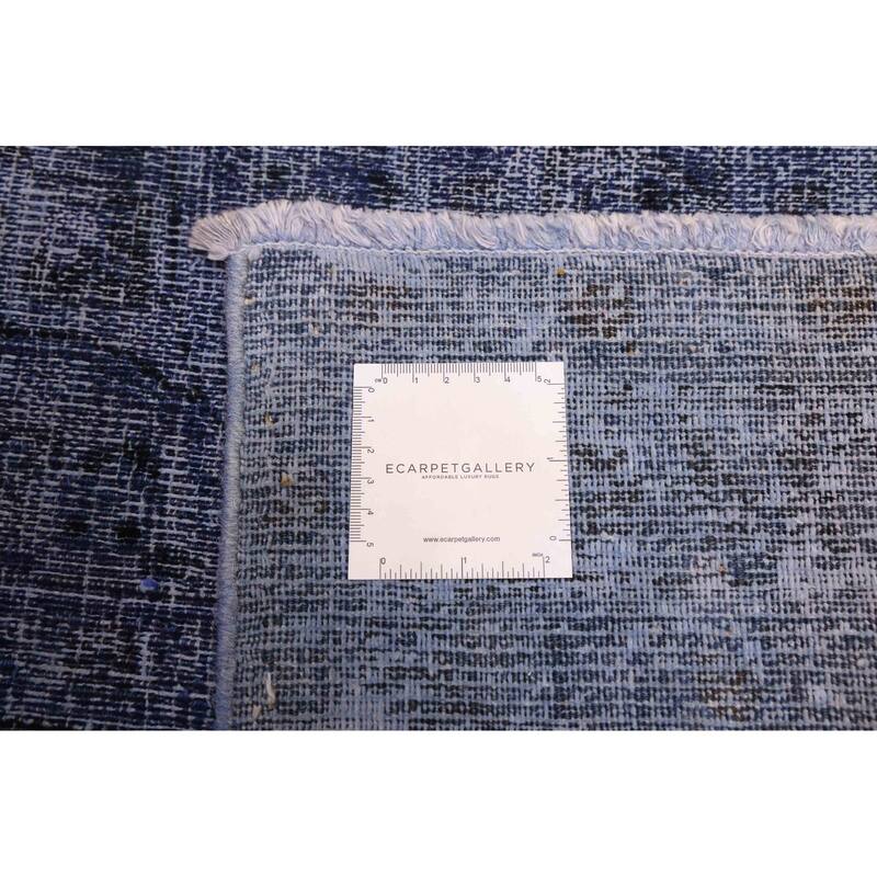 ECARPETGALLERY Hand-knotted Color Transition Indigo Wool Rug - 9'6 x 12'4