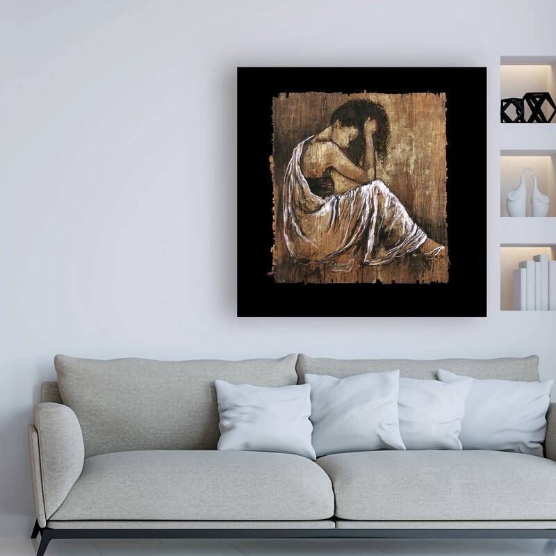 Monica Stewart 'Soulful Grace I' Canvas Art