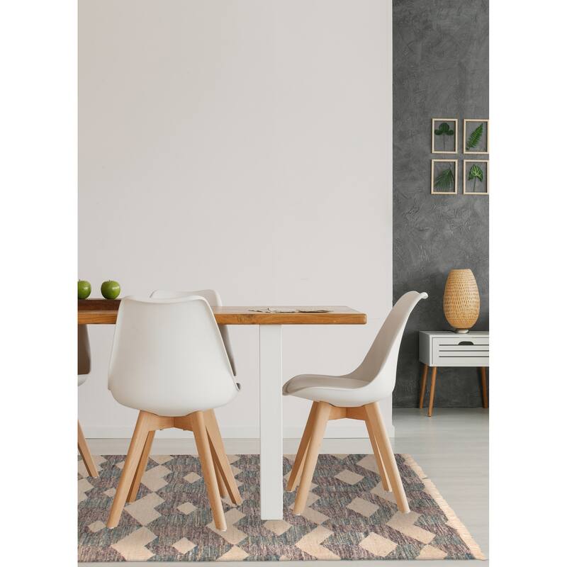 Ankara FW Beige Kilim 5'2" x 8'0" - 5'2 x 8'0