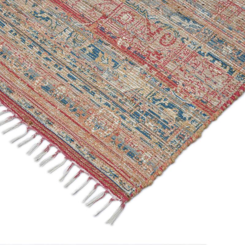 HomeRoots Oriental Transitional Rectangle Area Rug