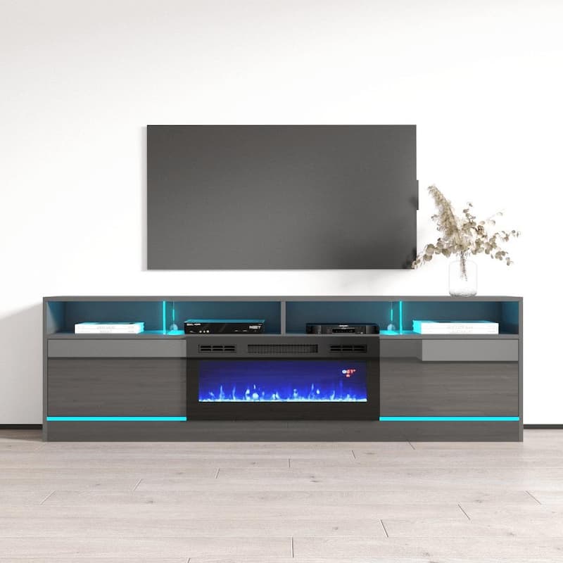 Disparo BL-05 Electric Fireplace 79" TV Stand