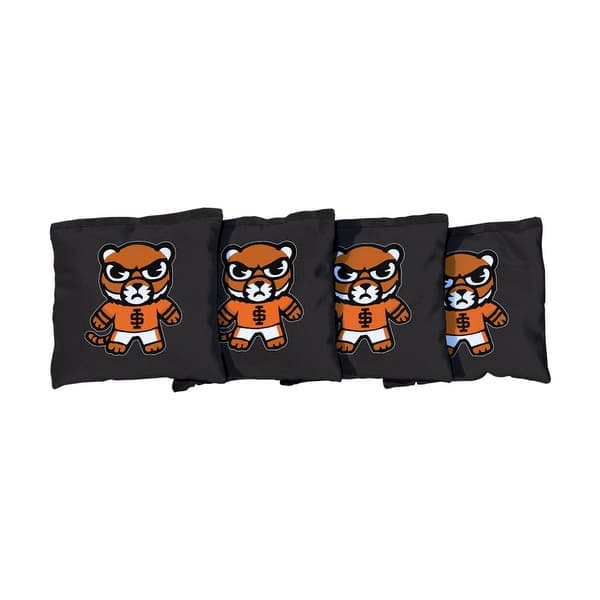 slide 2 of 3, Idaho State University Bengals Tokyodachi Black Cornhole Bags All-Weather Resin Filled