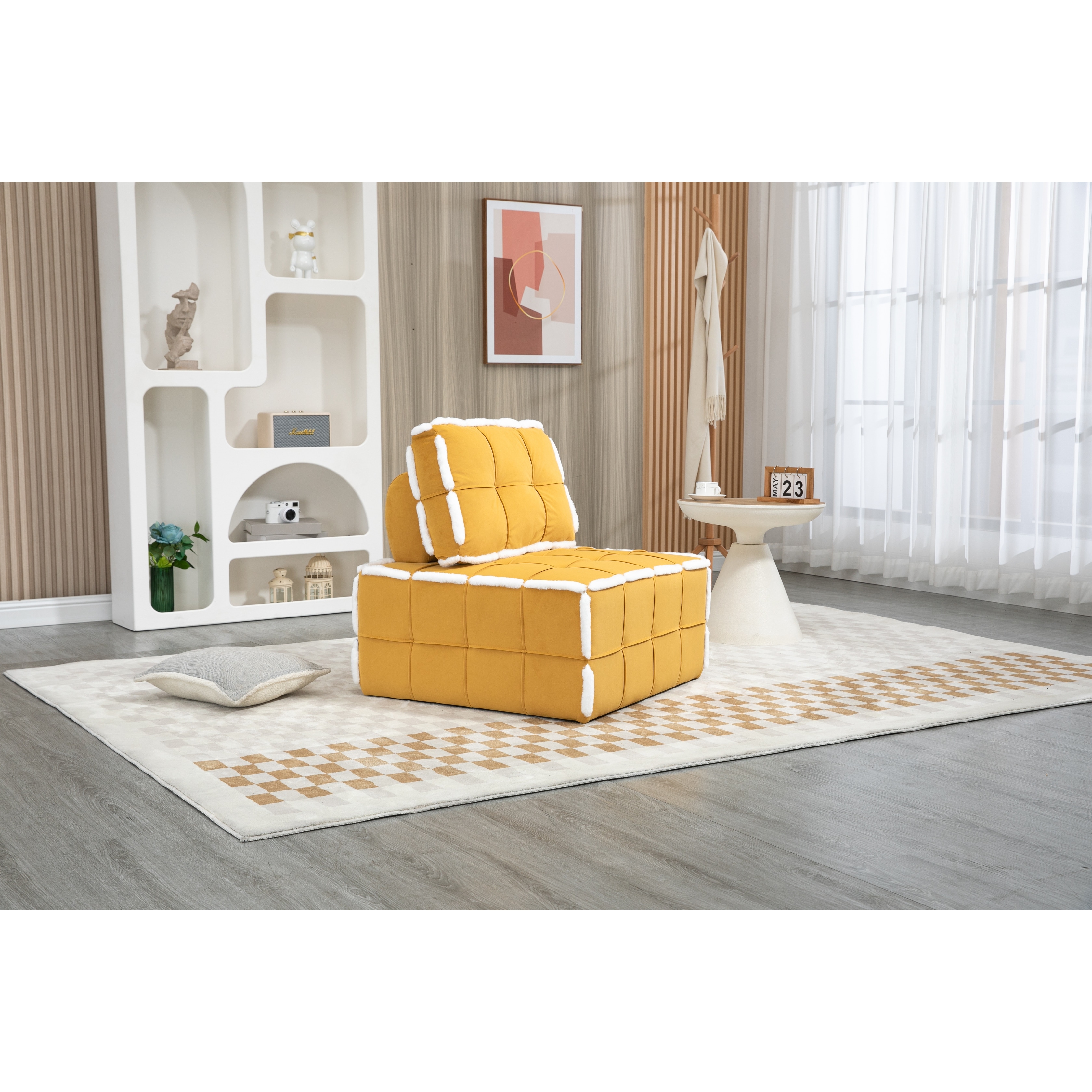 Armless convertible chair store