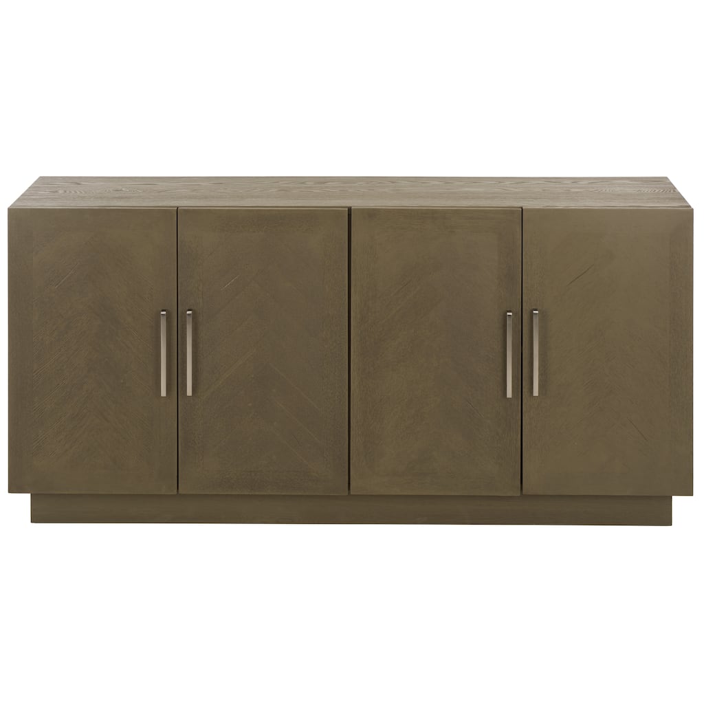SEI Furniture Quesil 4-Door Reclaimed Oak Sideboard - 60"W x 15"D x 30"H