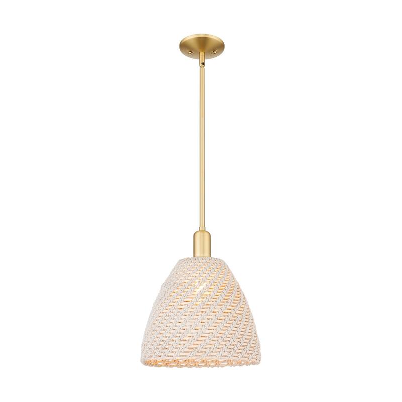 Innovations Lighting Downtown Urban - Natural Ballston Dome - 1 Light 12" Stem Hung Mini Pendant