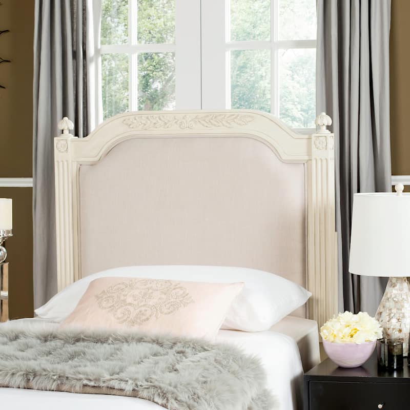 SAFAVIEH Sabrine Wood Headboard - Beige/Taupe - Twin