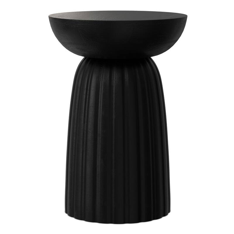 WYNDENHALL Willis 13" Wide Solid Wood Contemporary Accent Table & Fully Assembled - 12.6" D x 12.6" W x 17.7" H