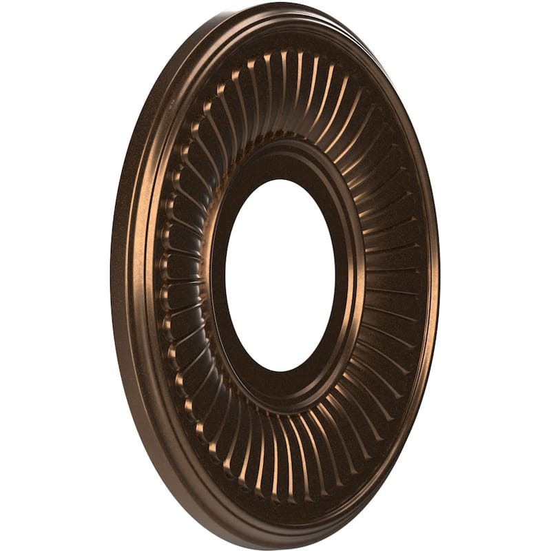 3 1/2" Inside Diameter - Berkshire Thermoformed PVC Ceiling Medallion