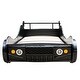 preview thumbnail 17 of 17, Twin Kids Racing Car Floor Bed with LED Night Light, Safety Guardrail, and Sturdy Wood Slat Support